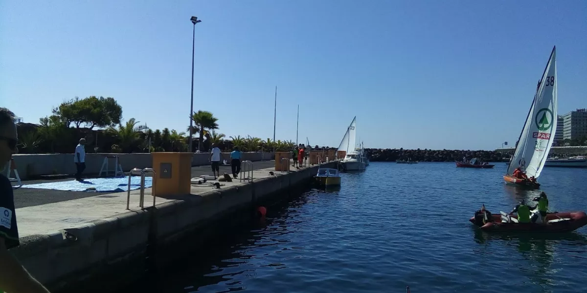 Imagen del muelle de Vela Latina / CEDIDA
