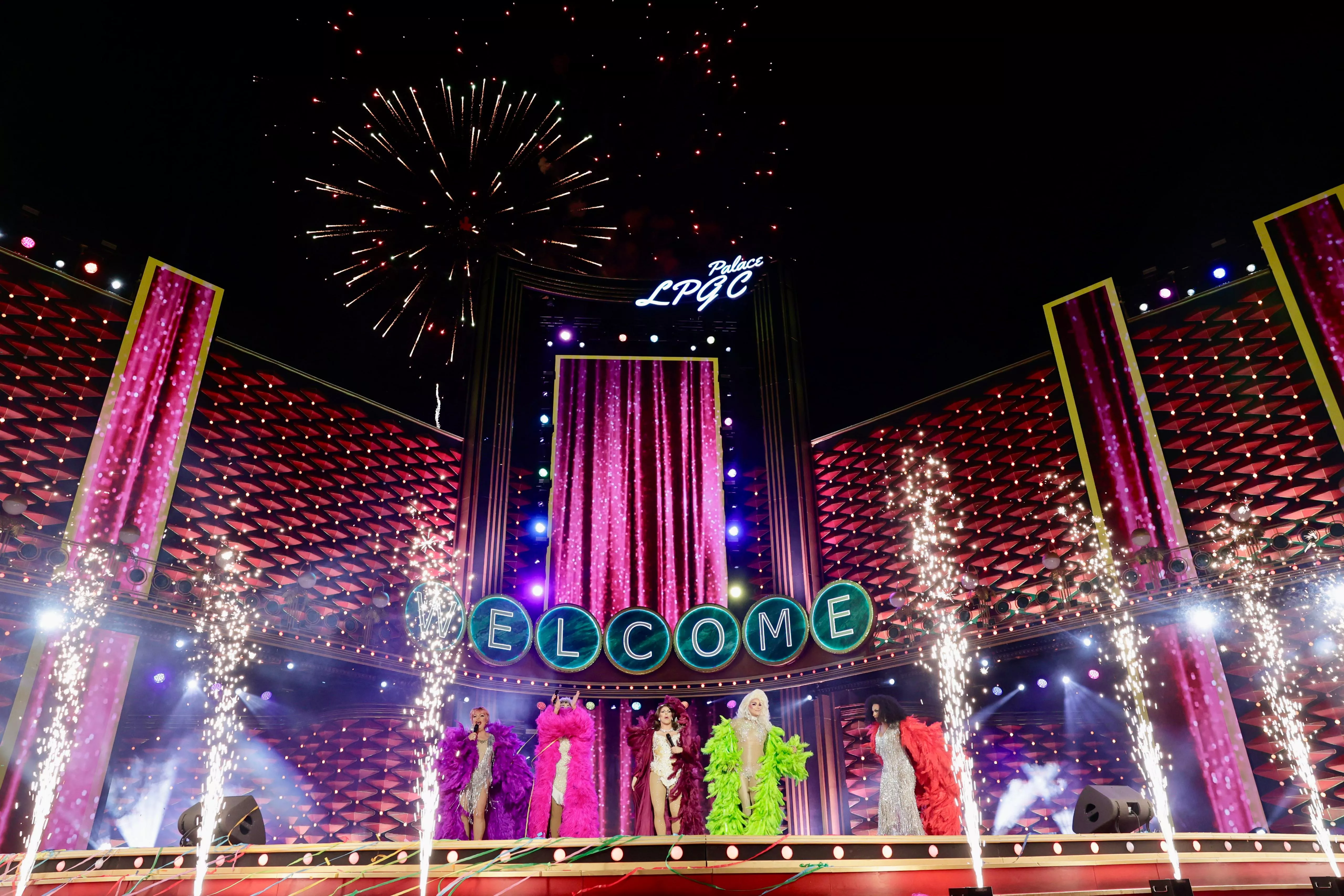 Escenario del Carnaval 2026 de Las Palmas de Gran Canaria durante la La Noche de Transformistas que se celebró el 1 de febrero. / AH