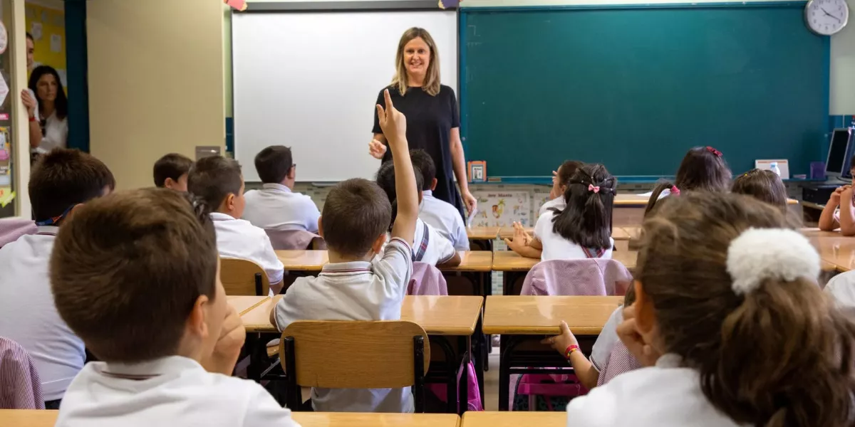 Imagen de un aula de Primaria en Canarias / EFE - RAQUEL MANZANARES