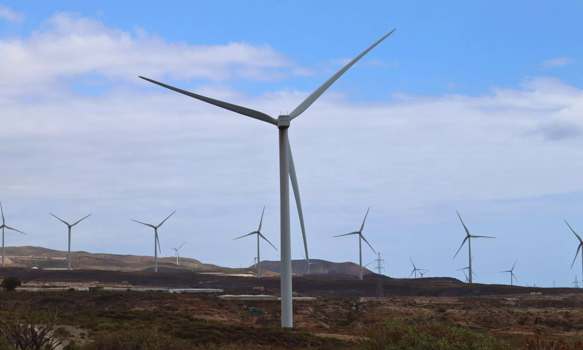Aerogeneradores en la isla de Tenerife. / AINOHA CRUZ-AH