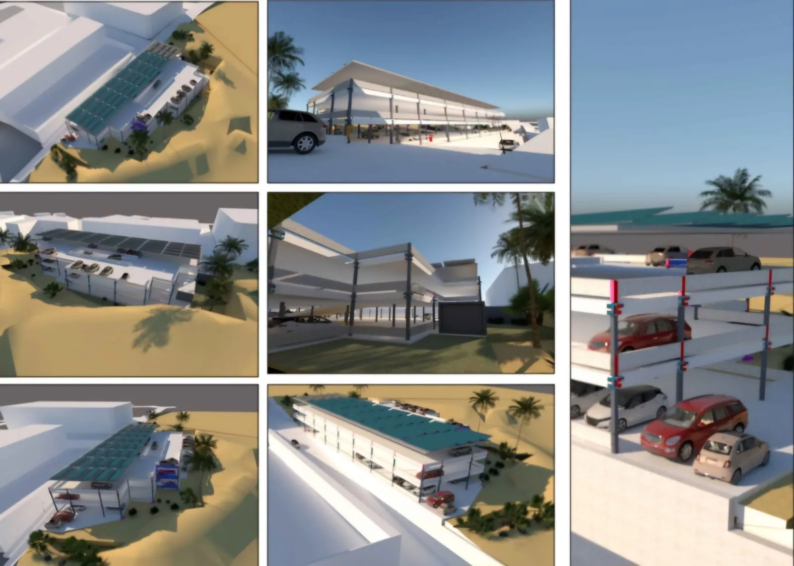 Imagen del parking modular de El Médano. / AYUNTAMIENTO DE GRANADILLA DE ABONA