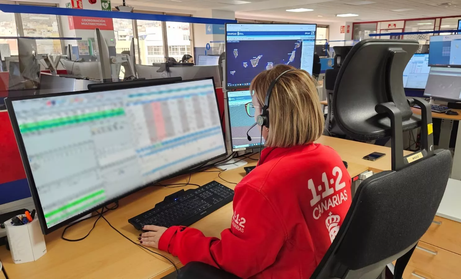 Un motorista, en estado crítico tras una colisión con un turismo en La Laguna. En la imagen, el área de Seguridad y Emergencias del Gobierno de Canarias. / GOBIERNO DE CANARIAS