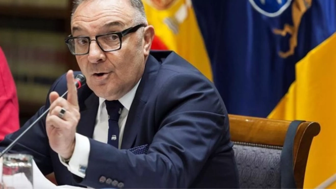 José Manuel Baltar, durante una comparecencia en una comisión parlamentaria. / RAMÓN DE LA ROCHA-EFE