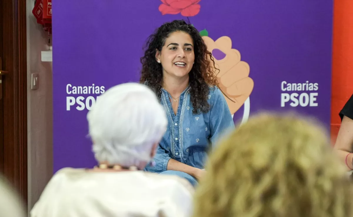 La secretaria de Igualdad del PSOE Canarias, Betsaida González. / AH