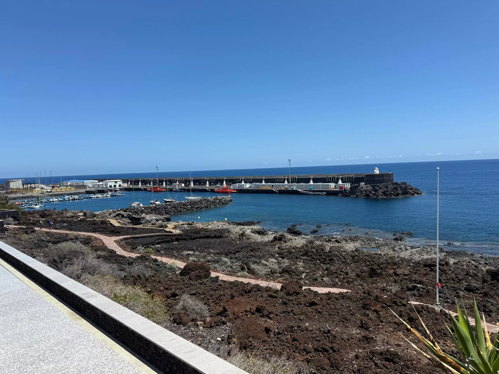 Imagen del muelle de La Restinga. / ATLÁNTICO HOY - ALBA MARICHAL Imagen del muelle de La Restinga. / ATLÁNTICO HOY - ALBA MARICHAL