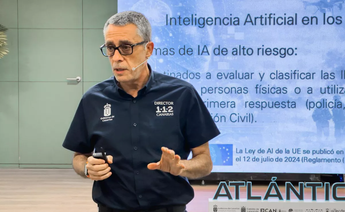 Moisés Sánchez, director del 112 Canarias / GOBIERNO DE CANARIAS