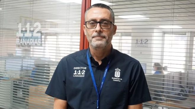 Moisés Sánchez, director del 112 Canarias / GOBIERNO DE CANARIAS