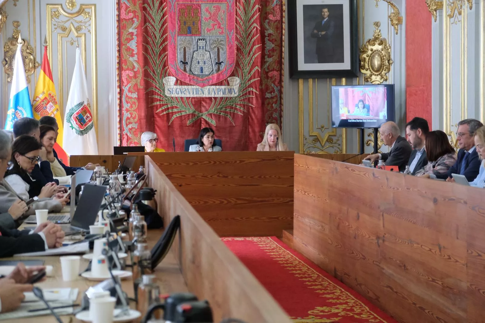 Pleno extraordinario del Ayuntamiento de Las Palmas de Gran Canaria. AH