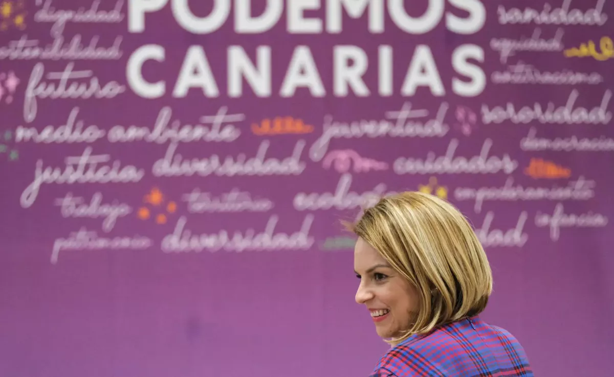 Noemí Santana, líder de Podemos Canarias / EFE
