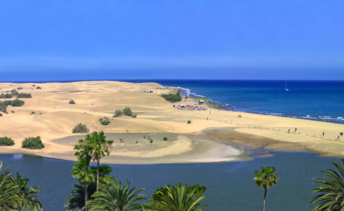 Imagen de la playa de Maspalomas / CABILDO DE GRAN CANARIA