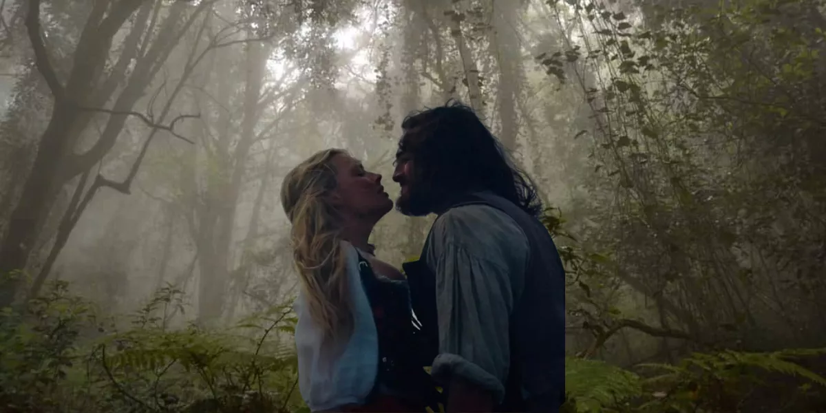 Montaje del parque Garajonay y los actores Margot Robbie y Jacob Elordi / MONTAJE AH 