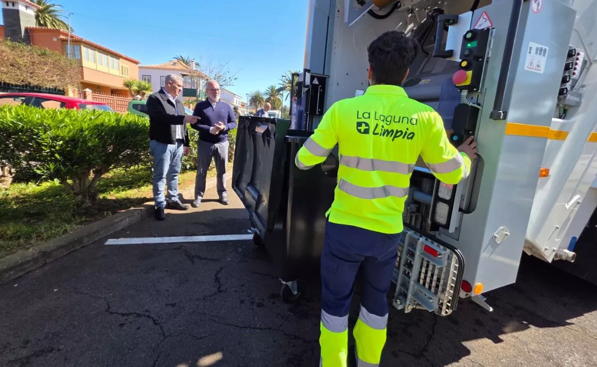 La Laguna avanza hacia una recogida 100% sostenible con 3 nuevos camiones eléctricos más silenciosos