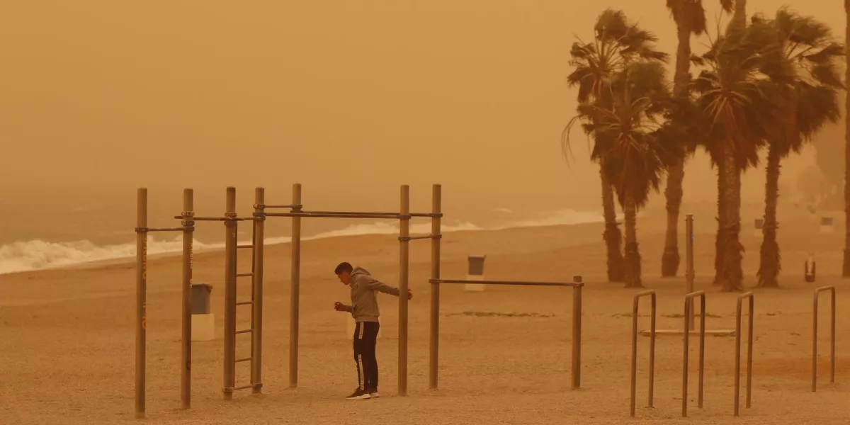 Imagen de calima densa  EFE