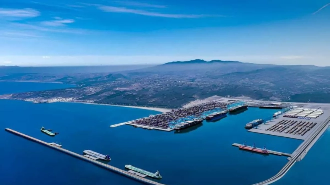 Boluda y MSC estarán presentes en Nador, tras sus alianzas con Marsa Maroc para operar en Marruecos. En la imagen, el Puerto de Nador, que está en construcción. / REDES