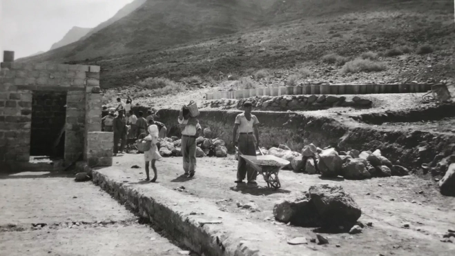 La casa se construyó ante los ojos de toda la población de Cofete, que en su mayoría participó en ella, según Gustavo Winter / CEDIDA