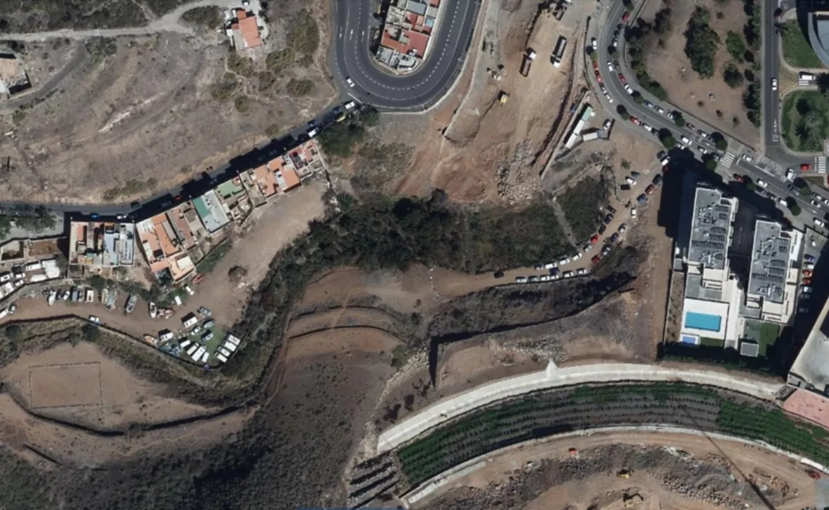 Zona que se quiere canalizar del barranco Doctor Chiscano / AYUNTAMIENTO DE LAS PALMAS DE GRAN CANARIA