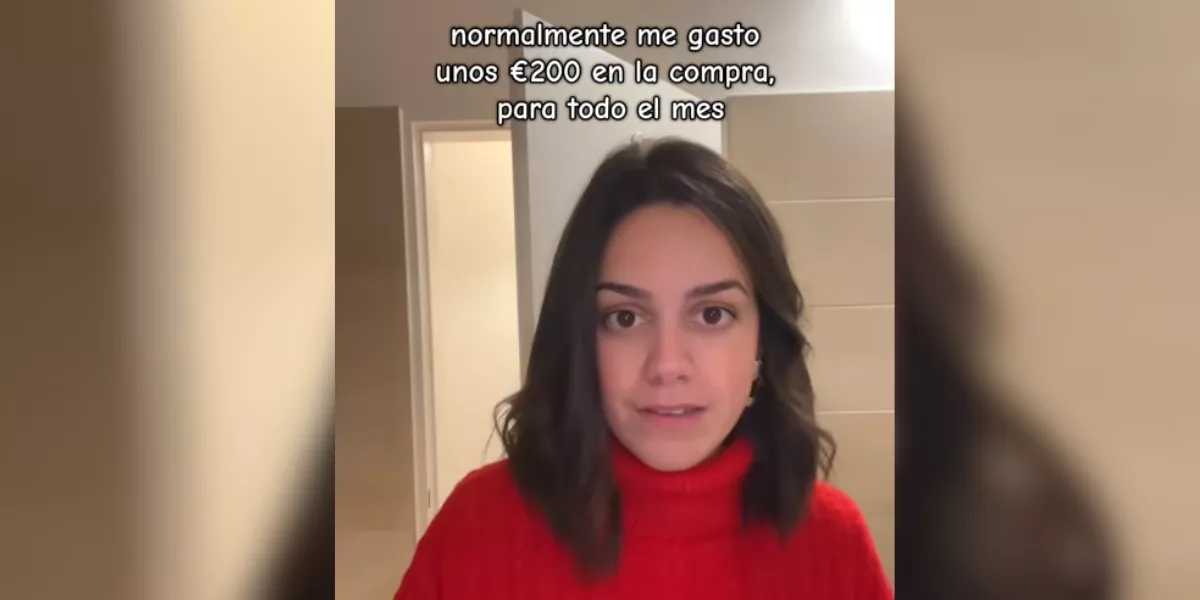 Imagen de Natalia García hablando del sueldo en Alemania / TIKTOK @garcianatalia03