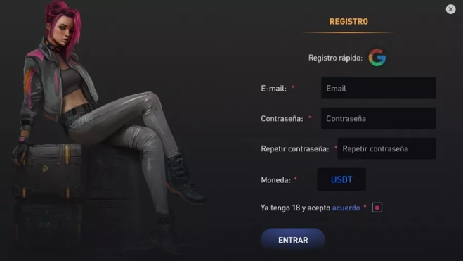 Imagen de registro Imagen de registro