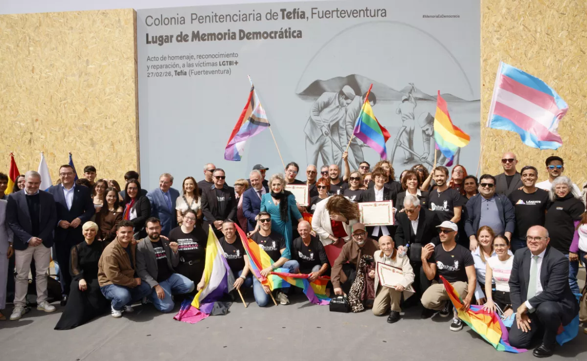 La antigua Colonia Agrícola Penitenciaria se convierte en el primer Lugar de Memoria de Canarias y el primero de España dedicado al colectivo LGTBI+ / GOBIERNO DE ESPAÑA