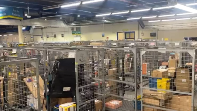 Paquetes acumulados en Las Palmas de Gran Canaria / CEDIDA