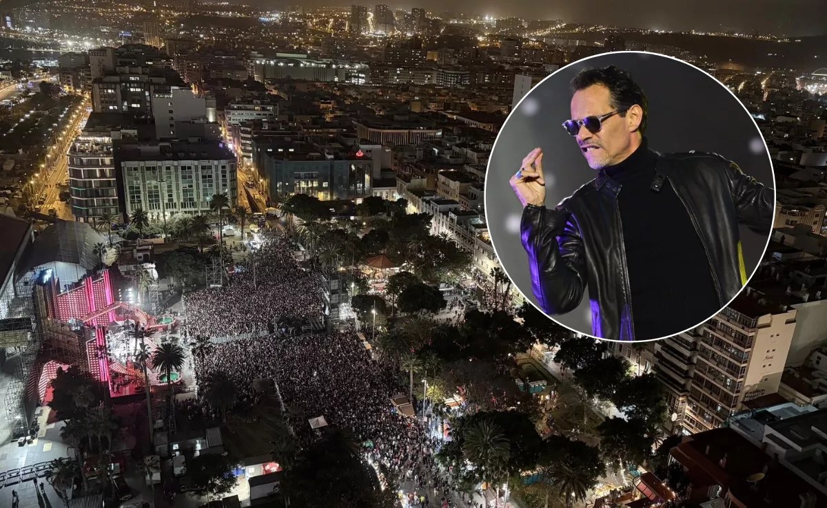 Marc Anthony reunió a 75.000 personas en el Parque Santa Catalina / AYUNTAMIENTO DE LAS PALMAS DE GRAN CANARIA