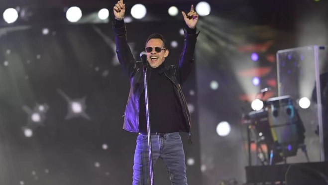Marc Anthony durante el concierto en el Carnaval de Las Palmas de Gran Canaria / AYUNTAMIENTO DE LAS PALMAS DE GRAN CANARIA