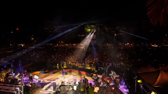 Marc Anthony durante su concierto en el Carnaval de Las Palmas de Gran Canaria / AYUNTAMIENTO DE LAS PALMAS DE GRAN CANARIA