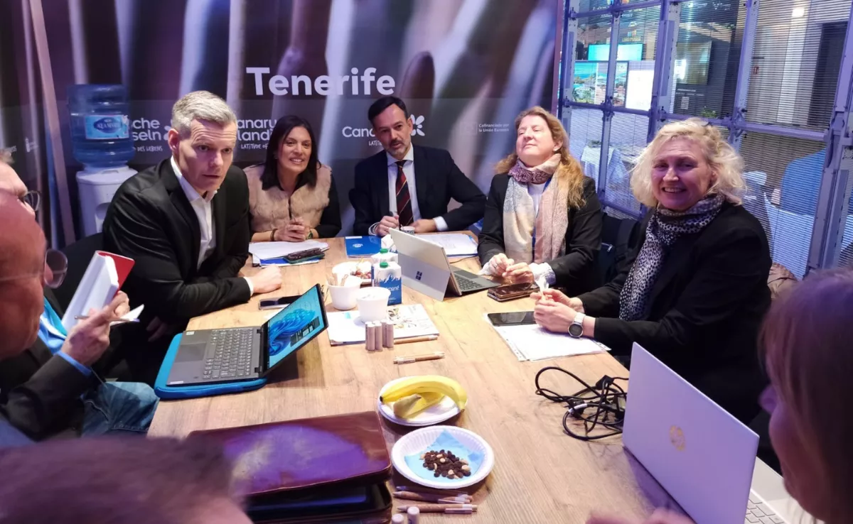 Reunión en la feria ITB de Berlín de 2025 / CABILDO DE TENERIFE