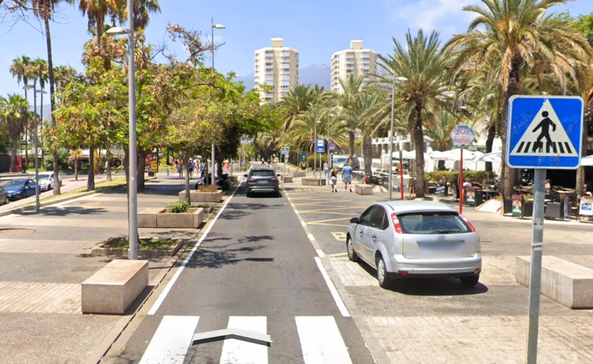  La avenida Rafael Puig Lluvina de Adeje / GOOGLE EARTH