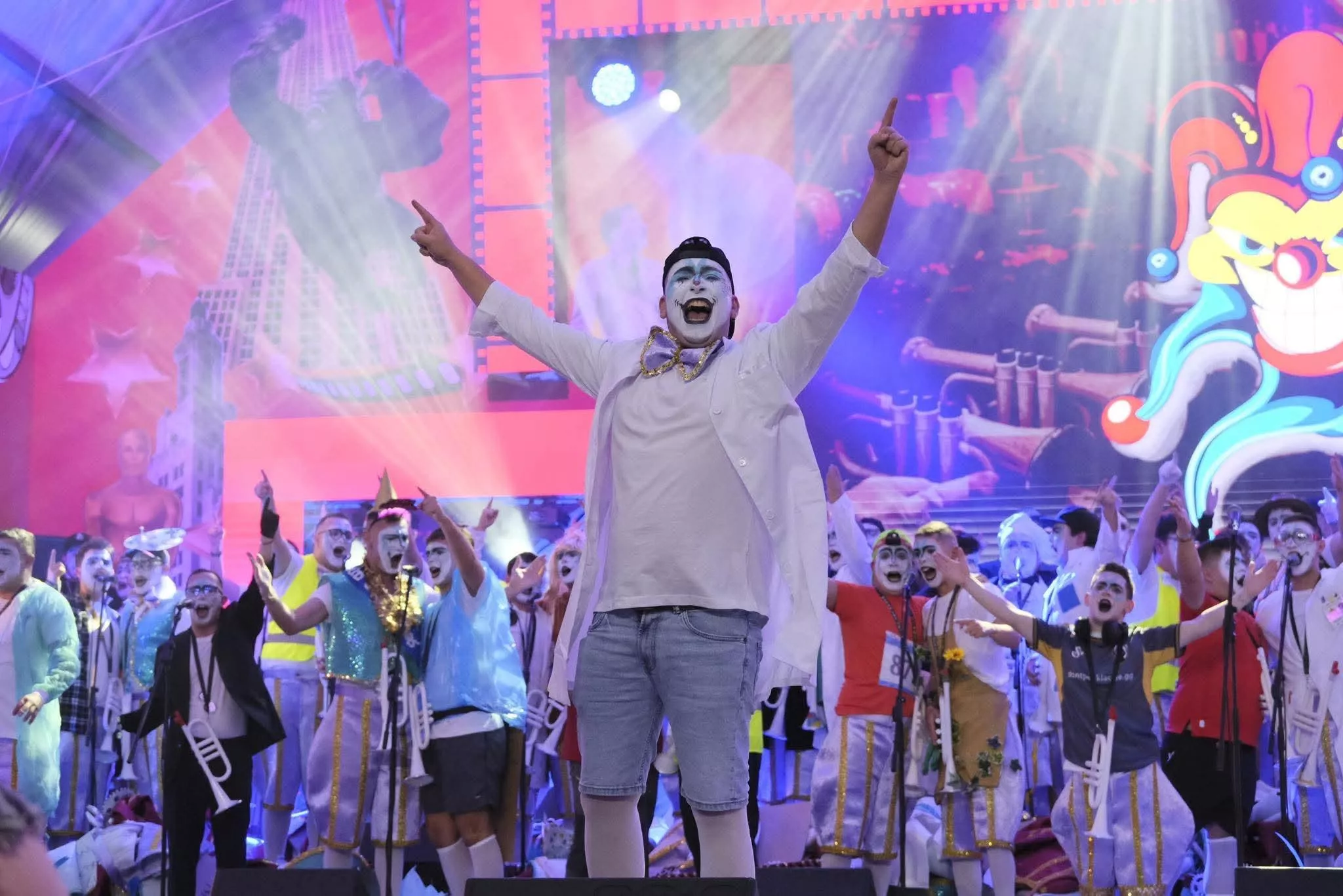 Dani Sosa, director de la murga Los Trinkosos. / GRUPO ENMASCARADA