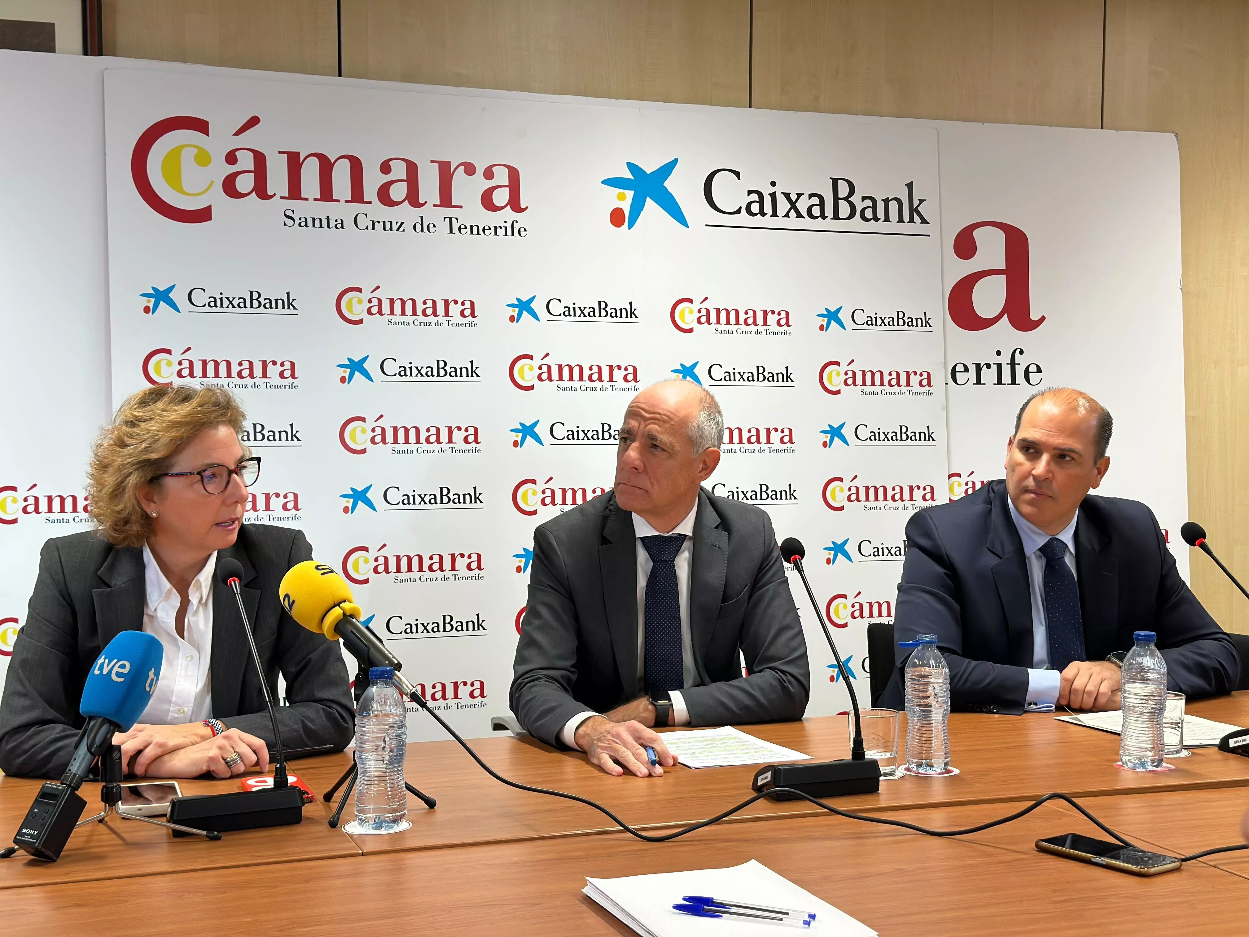 Presentación del Boletín de Situación Económica en la Cámara de Comercio de Santa Cruz de Tenerife. / CEDIDA