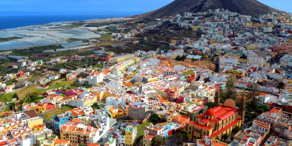 Imagen aérea del pueblo / AYUNTAMIENTO DE GÁLDAR