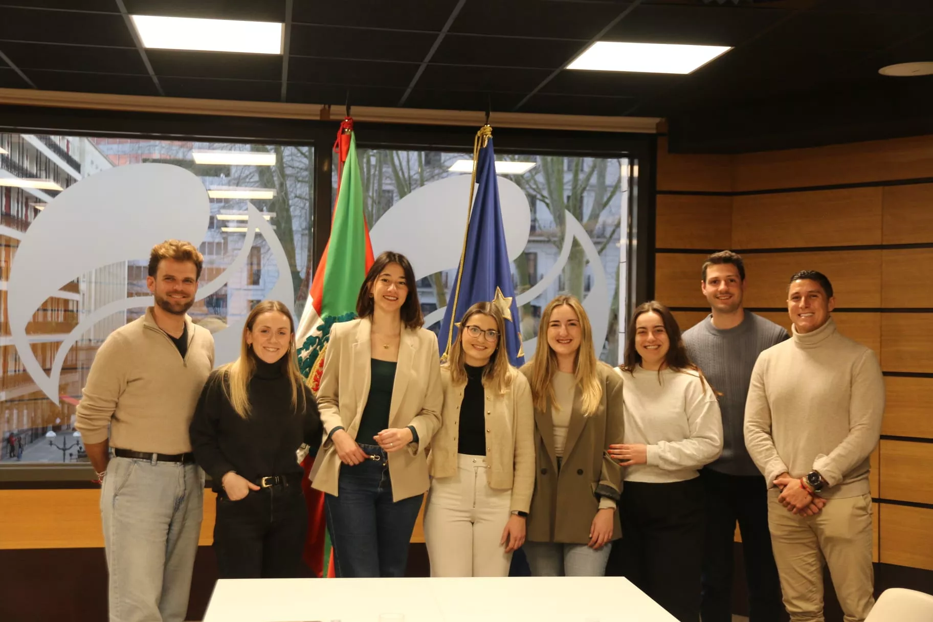 Encuentro celebrado en Bilbao entre Jóvenes Nacionalistas de Canarias (JNC) y Euzko Gaztedi Indarra (EGI). / COALICIÓN CANARIA
