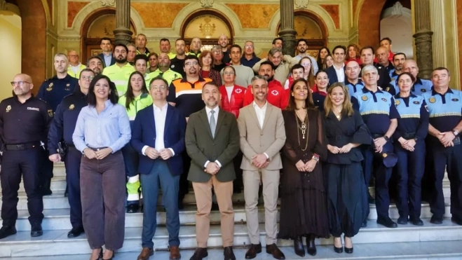 Imagen de los efectivos, dispositivo y organización que formó parte del Carnaval de Santa Cruz de Tenerife 2026. / AYUNTAMIENTO DE SANTA CRUZ DE TENERIFE