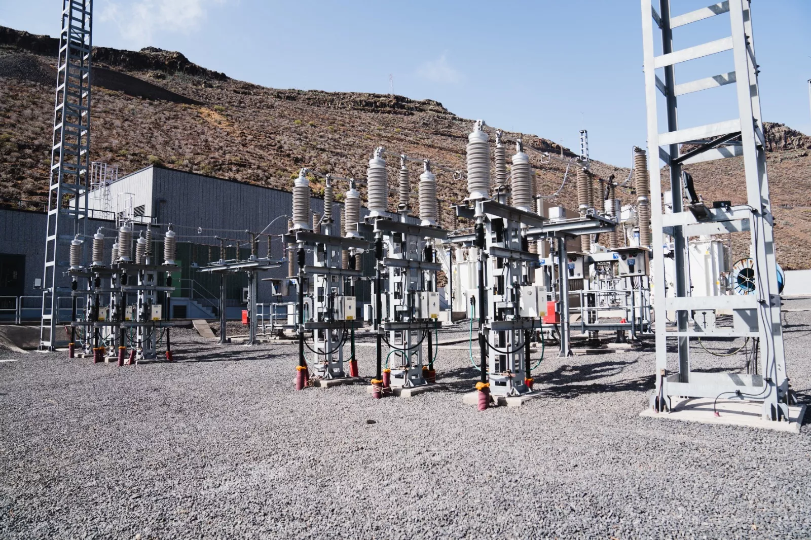 Subestación eléctrica de El Palmar, en La Gomera. / RED ELÉCTRICA