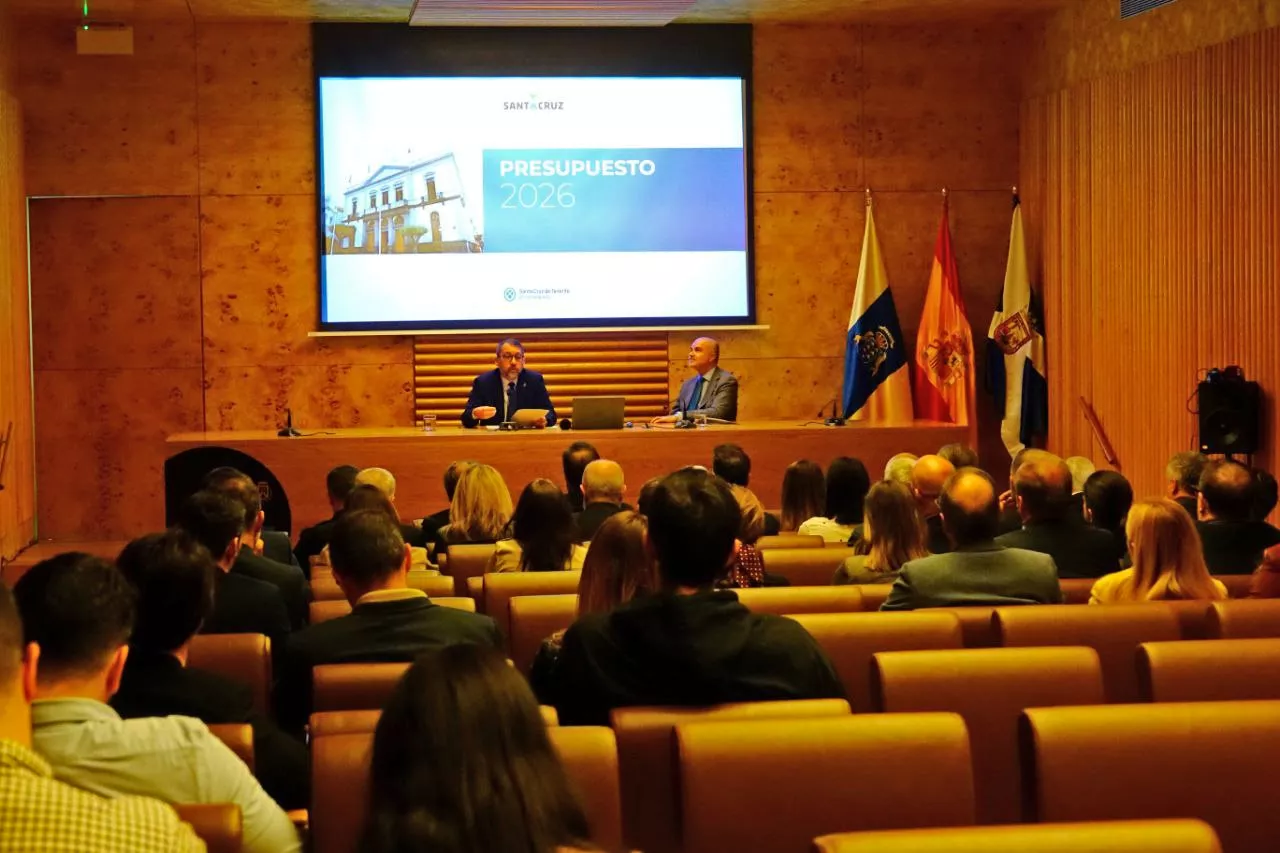 Presentación del presupuesto de Santa Cruz de Tenerife. / AYUNTAMIENTO DE SANTA CRUZ DE TENERIFE