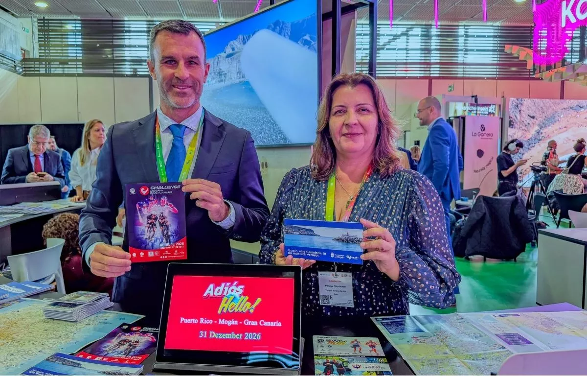 Luis Becerra y Minerva Oliva en ITB Berlín 2026. AH