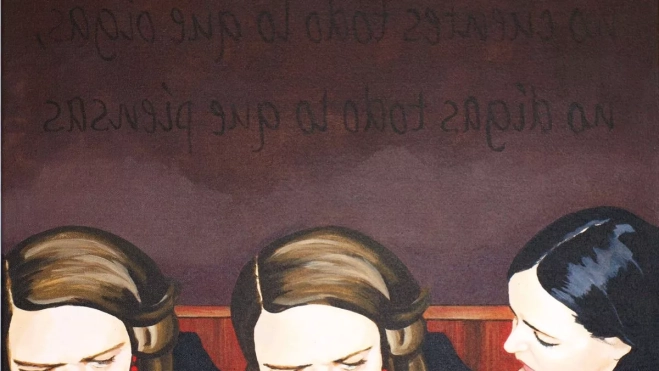 Obra deen 'Territorio interior', exposición colectiva de mujeres en el Liceo Taoro. Cedida