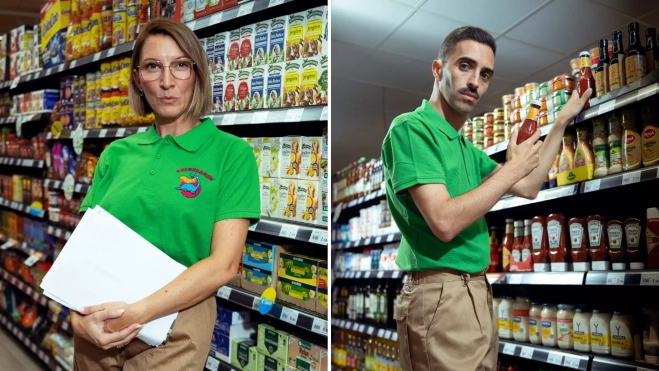 Alexia Rodríguez y Mingo Ávila como sus personajes en 'Supersaurio, el musical' / CEDIDA