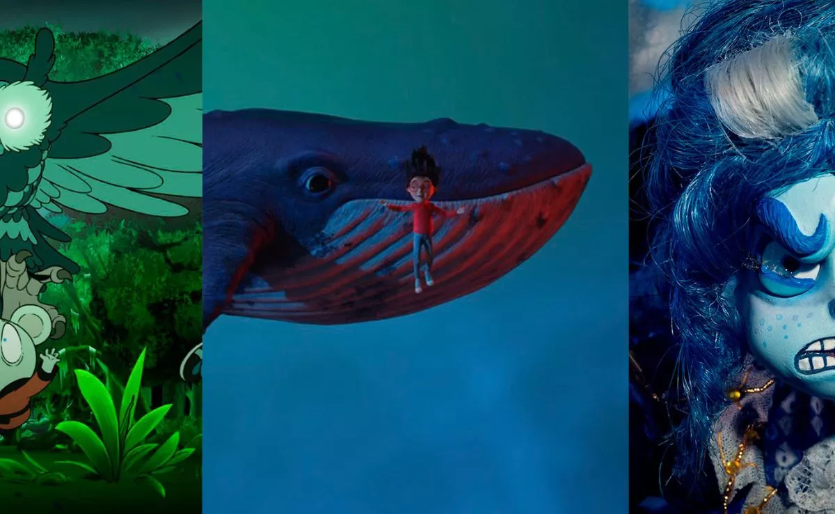  Fotogramas de 'Decorado', 'Olivia y el terremoto invisible', y 'Soy Frankelda'. /Cedida