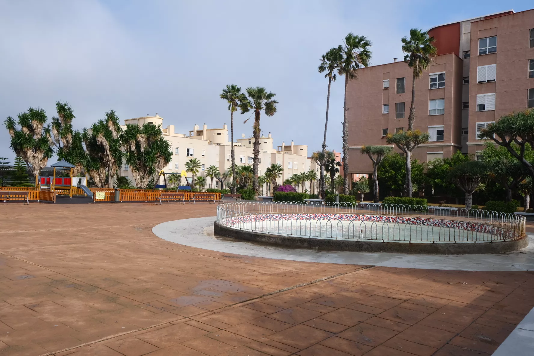 Parque Bailarina Trini Burrull, en el barrio de Siete Palmas. AH