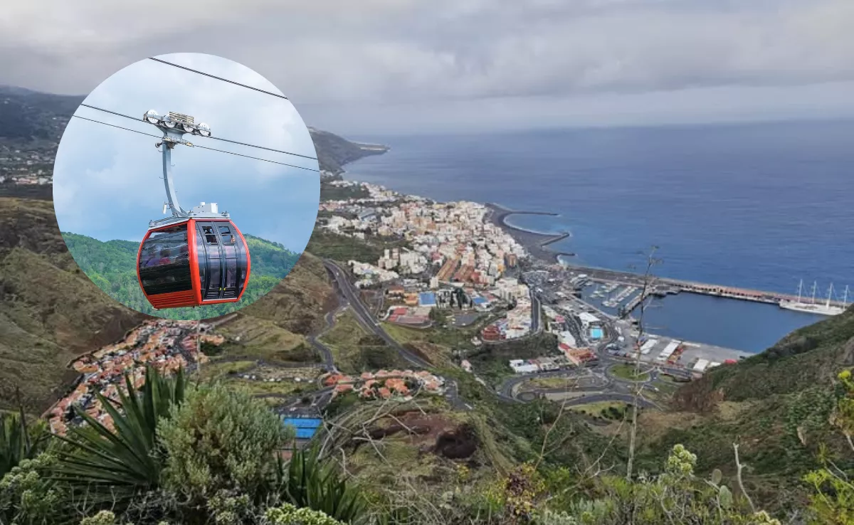 Santa Cruz de La Palma valora instalar un teleférico o funicular hasta el mirador de La Concepción. / AH