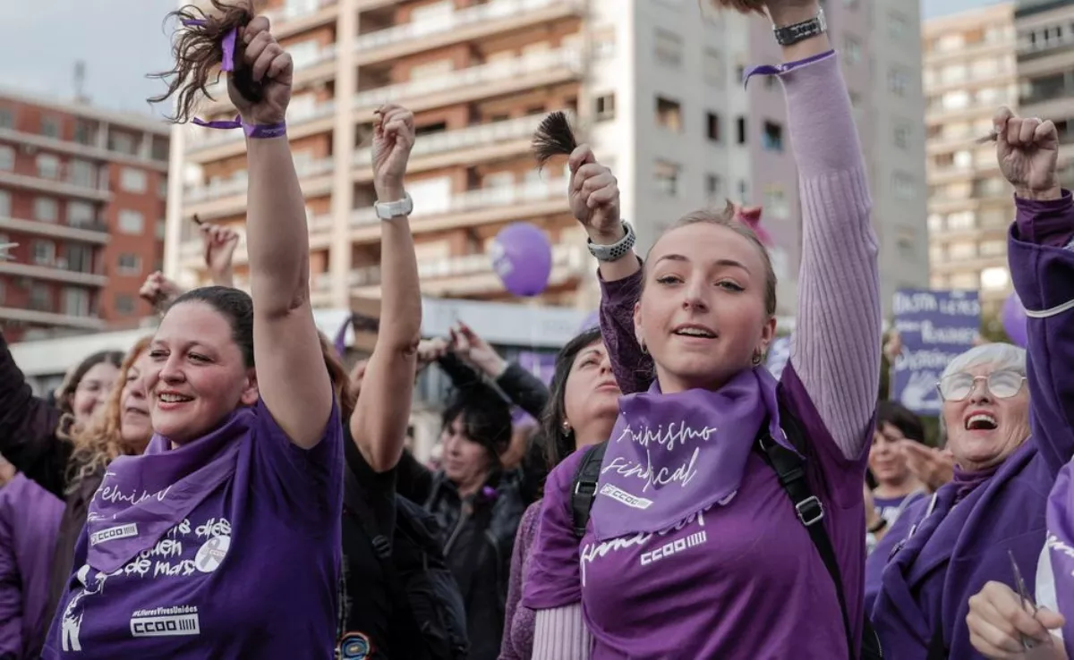 Imagen de archivo de una marcha feminista / EFE