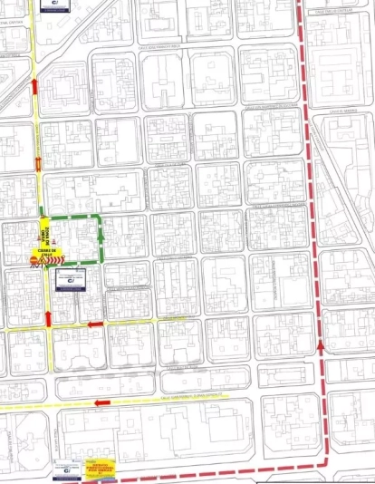 Cortes de tráfico en Tomás Miller