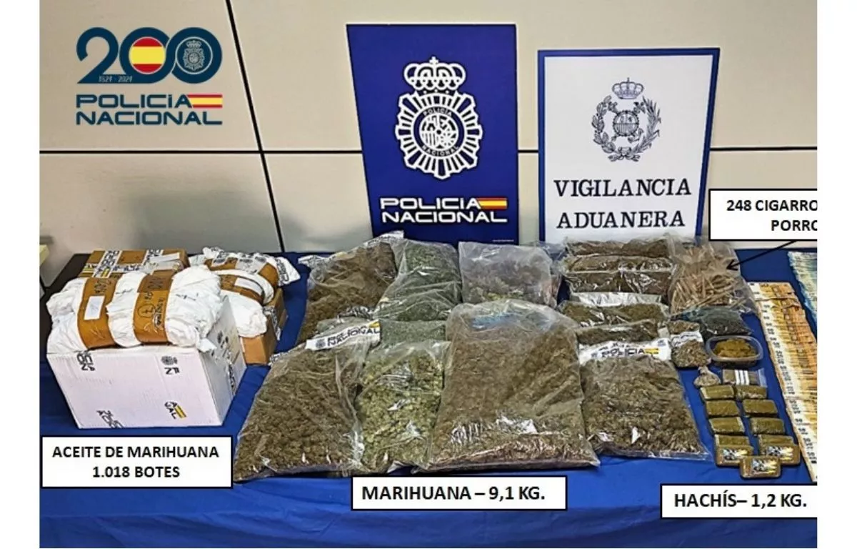 Desmantelan en Las Palmas una red que vendía droga bajo la tapadera de una asociación cannábica. POLICÍA NACIONAL