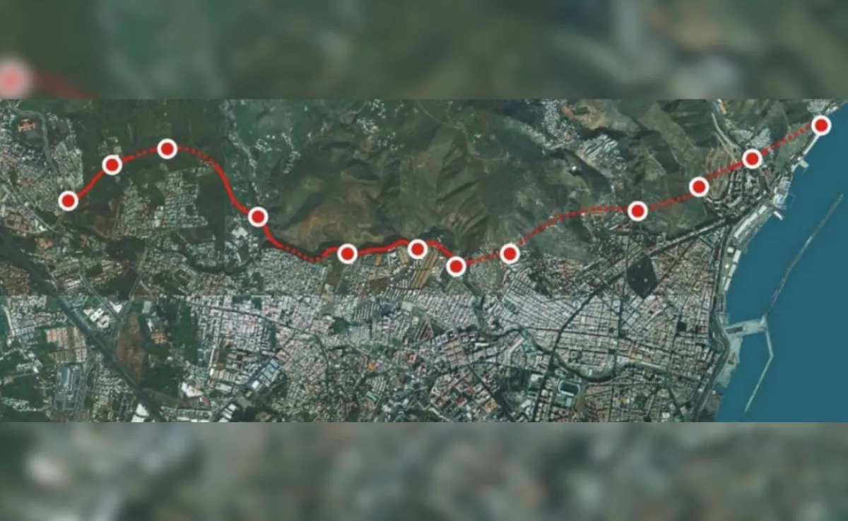 Recorrido de la Circunvalación Norte que unirá la avenida Anaga con La Laguna./ AH