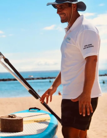 Aaron Barreto CEO Anaga Experience en Las Teresitas|CEDIDA