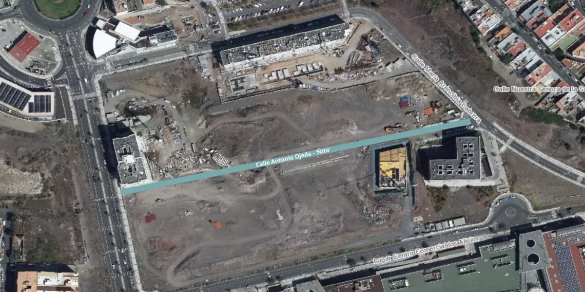 Imagen de la nueva calle de Tamaraceite / AYUNTAMIENTO DE LAS PALMAS DE GRAN CANARIA