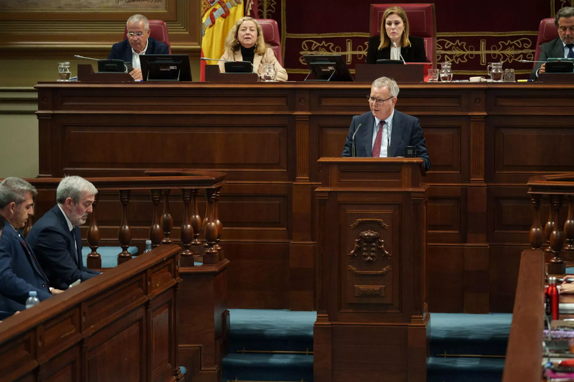 El portavoz del grupo Socialista, Sebastián Franquis. / RAMÓN DE LA ROCHA-EFE