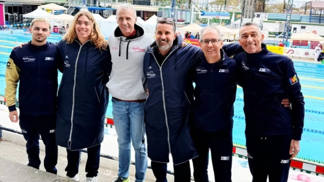 Jeremy Peña, Elena Sarmiento, Fernando Téllez, Romen León; Gustavo Santana y Quique Mata / CEDIDA Jeremy Peña, Elena Sarmiento, Fernando Téllez, Romen León; Gustavo Santana y Quique Mata / CEDIDA